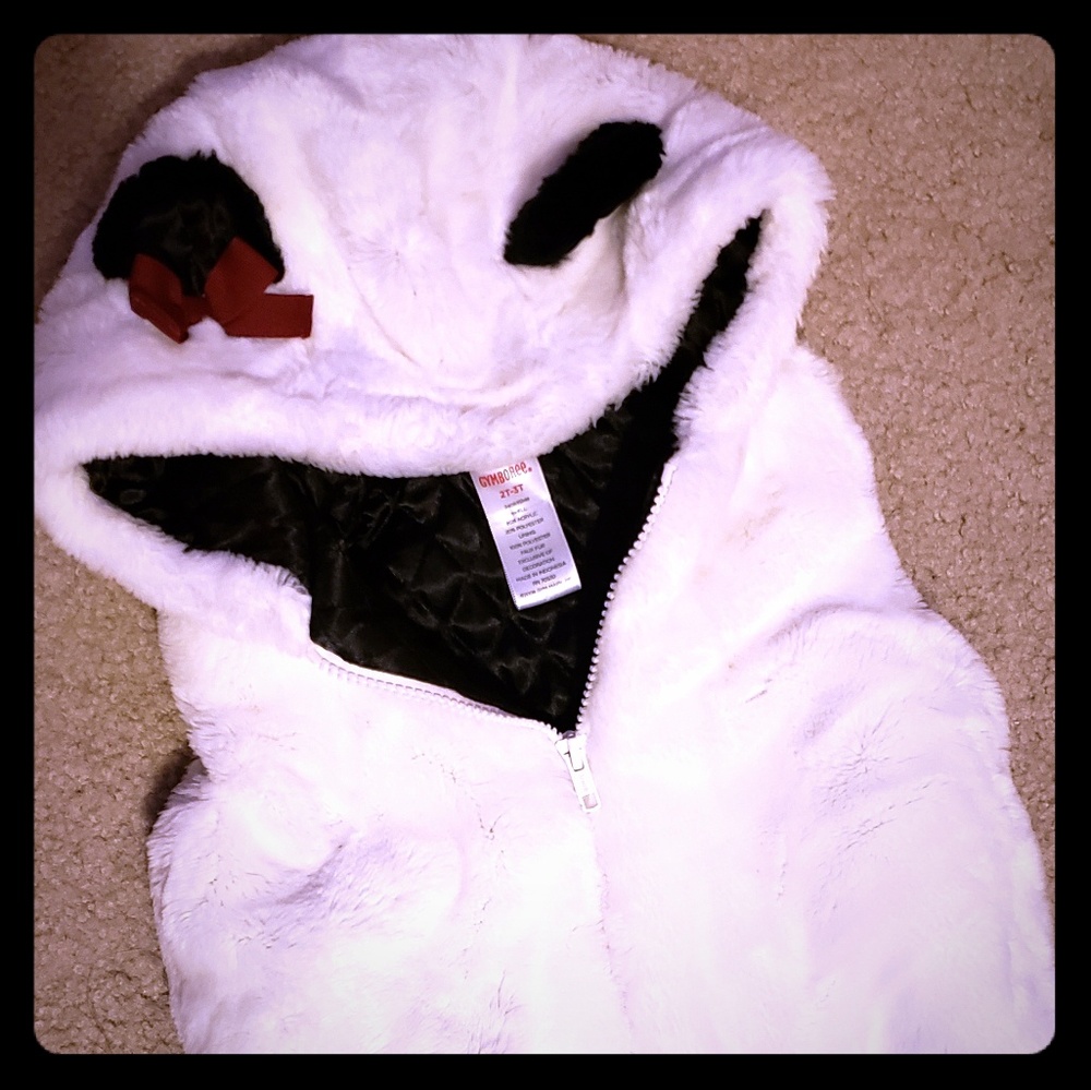 Gymboree Panda Ear Fur Vest